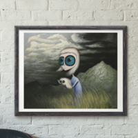 Print by August Vilella "FREEDOM"  - Thumbnail 1