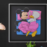 Oversize Print by RX Strip "Sleeping Together" - Thumbnail 3