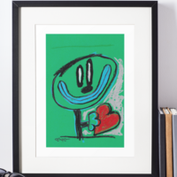 💖Drawing "Big Heart I" by Celipe Perroloco - Thumbnail 2