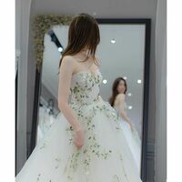 Sexy A-line Wedding Dress, Sweetheart Appliques Bridal Dress Wedding Gown - Thumbnail 1