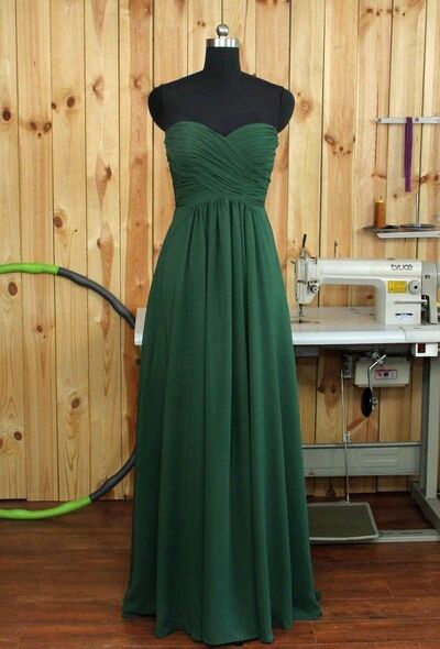 Elegant Mother of the Bride/Groom Dress Green A Line Evening Formal Prom Dress