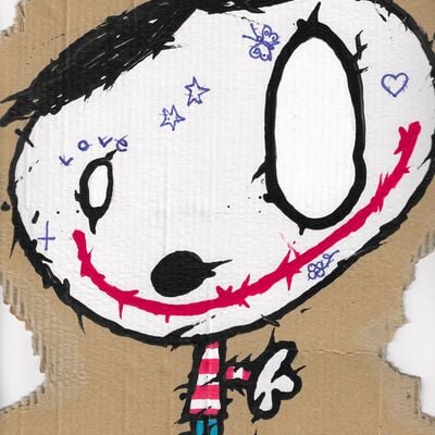 💖drawing by celipe perroloco "tattooed kisses"  - Thumbnail 5