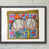 💖Drawing by Celipe Perroloco "I Adore you"  - Thumbnail 1