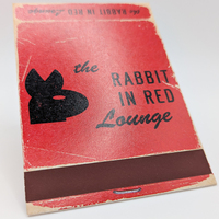Halloween 1978 Rabbit in Red Lounge Working Matchbook - Custom Horror Trading Card - Thumbnail 9