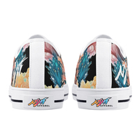 Womens Coral White Sneakers - Thumbnail 7