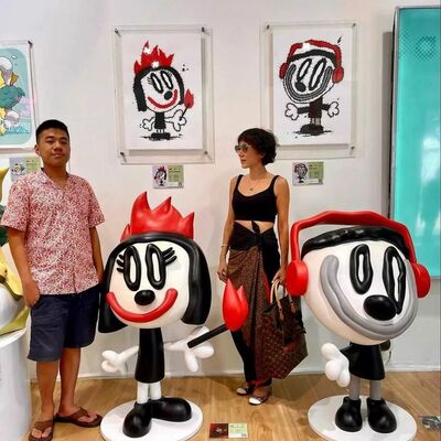 Xxl arttoy by celipe perroloco "pyromaniac" 