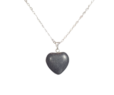 Onyx Heart Necklace