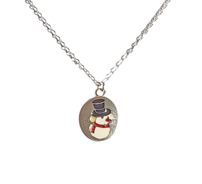 Children's Snowman Necklace