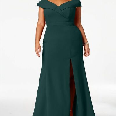 Elegant mother of the bride/groom dress dark green simple evening formal prom dress