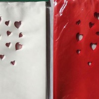 VALENTINE'S DAY  Electric Luminary Replacement Sleeves only By Rc Lightstyle - Outdoor Luminaria - HEARTS - Thumbnail 2
