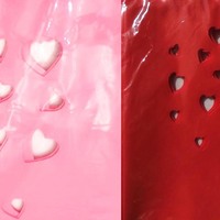 VALENTINE'S DAY  Electric Luminary Replacement Sleeves only By Rc Lightstyle - Outdoor Luminaria - HEARTS - Thumbnail 3