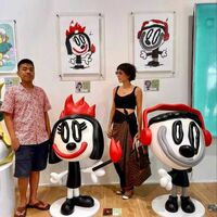 XXL ArTToy by Celipe Perroloco "SILENT PARTY"  - Thumbnail 4