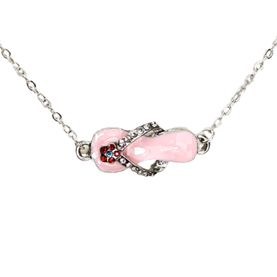 Flip flop beach necklace