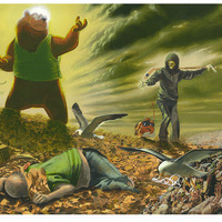 Cover B original painting + comic books!  - Thumbnail 1