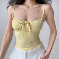 Shirred front strap camisole - Thumbnail 1