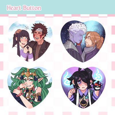 [DISCONTINUED] Heart Buttons