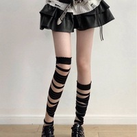 Women Sexy Transparent Over Knee Socks  - Thumbnail 2
