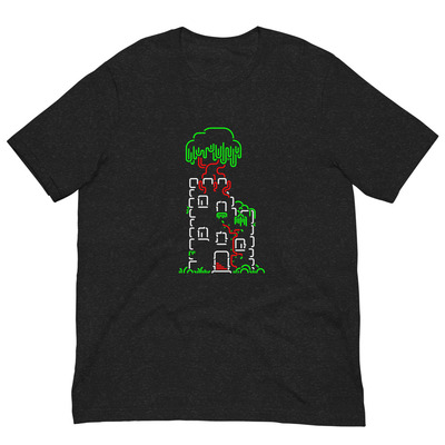 OVERGROWN.CSTL on a shirt