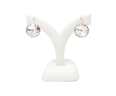 Sparkling Clear Crystal Rhinestone Earrings