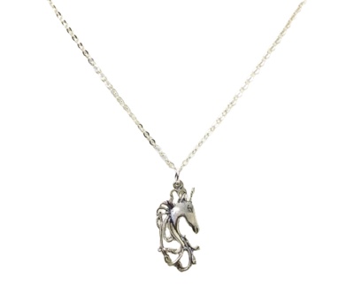 Sterling Sliver Unicorn Necklace