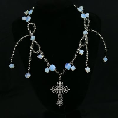 Opal jesus necklace - Thumbnail 2