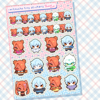 Snake Butterfly_ Growing sticker sheet