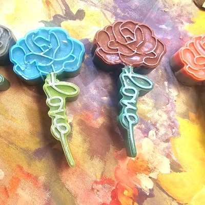 Flower hand & body soap