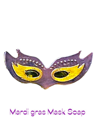 Mardi Gras Mask soap