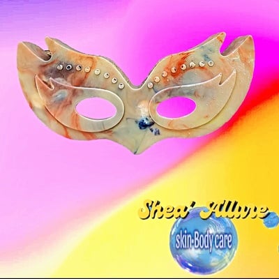 Mardi gras mask soap