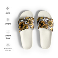 Sunflower Panels Women's slides - Thumbnail 4