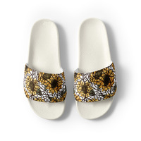 Sunflower Panels Women's slides - Thumbnail 9