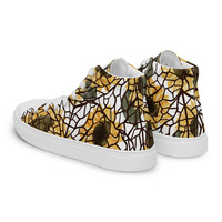 Sunflower Panes Womens high top canvas shoes - Thumbnail 20