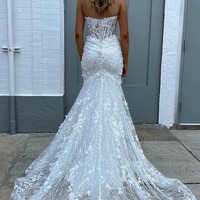 Charming Sparkly Sweetheart White Sequins Long Mermaid Prom Dresses,PD231085 - Thumbnail 1