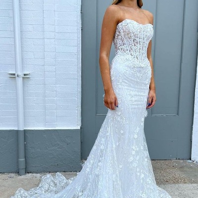 Charming sparkly sweetheart white sequins long mermaid prom dresses,pd231085