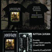 ROTTEN CAVERN " Emanations of The Dying World" Tape+ Tshirt  - Thumbnail 1