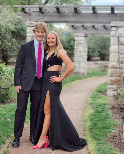 Sexy V Neck Back Sequins Satin Long Mermaid Prom Dresses with Side Slit ,PD231107