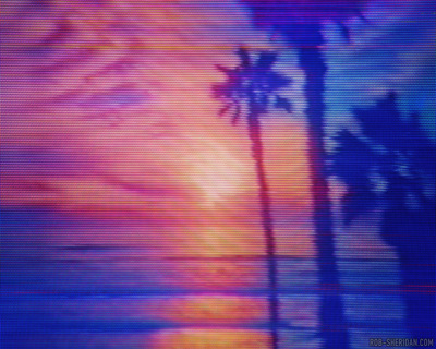 LA FIRES BENEFIT: Vapor Beach - small giclée print 10" x 8"