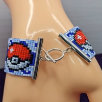 Pixel Bracelet - Water Turtle - Thumbnail 3