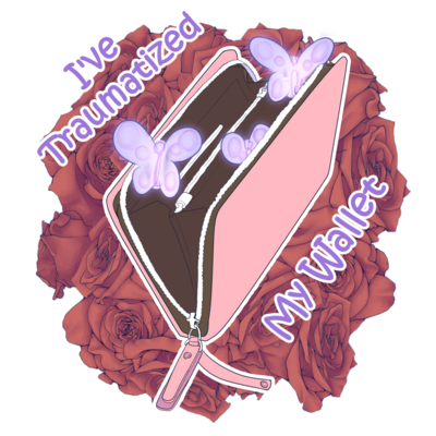 Trauma wallet sticker