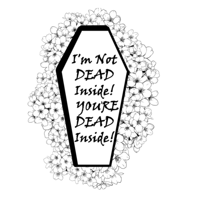 I'm not dead sticker