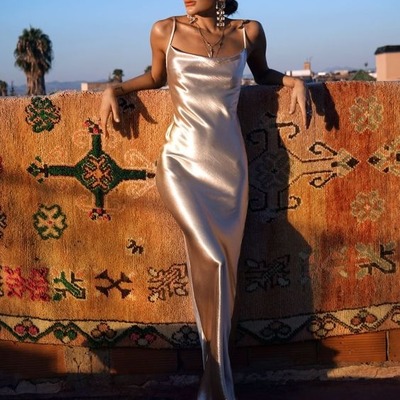 Sheath maxi cowl neck dresses slip dresses,pd231116