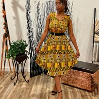 Hooded Knee Length Dress - Thumbnail 1