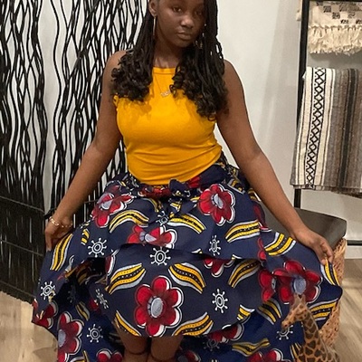 Hi low skirt