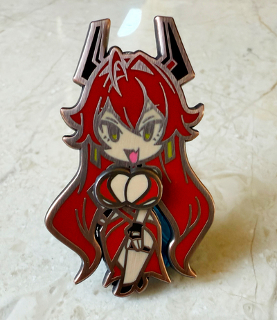 Red Hood Enamel Shaker Pin