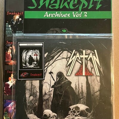 Snakepit archives vol. 3 (collects issues #10- 13 of the great european heavy metal mag w/ bonus 7" satan nwobhm single) - Thumbnail 4