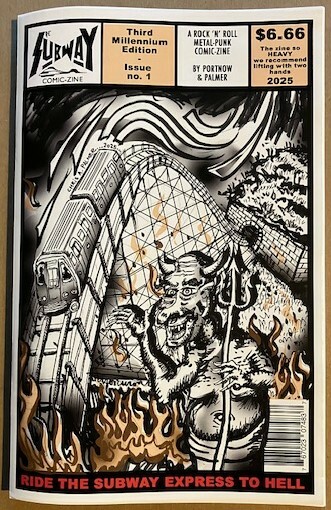 SUBWAY - 3rd Millennium Edition #1 (2025 reup of 80s NW punk and metal zine - Malfunkshun, NME, Cirith Ungol, Silverhead, Rusted Metal, etc.)