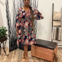 Knee length dress - Thumbnail 1