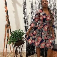 Knee length dress - Thumbnail 2