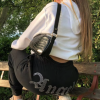 ANGEL RHINESTONE JOGGER PANTS - Thumbnail 2