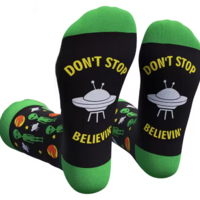 DON'T STOP BELIEVIN' SOCKS - Thumbnail 1